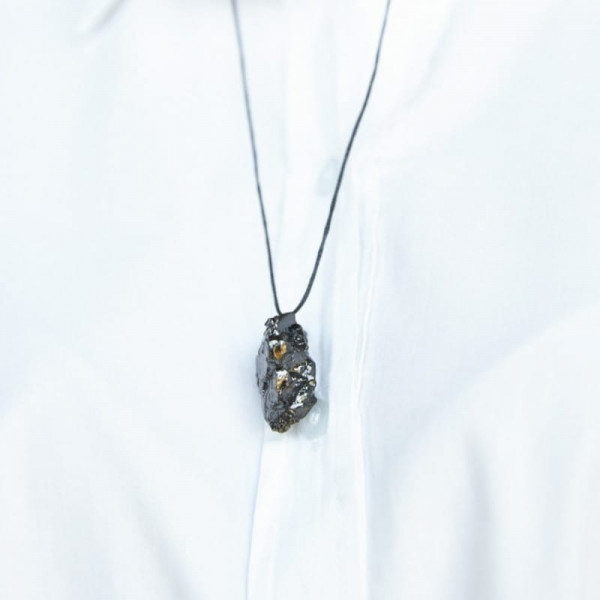 Elite shungite pendant for EMF protection and chakra