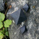 30 mm Non-polished shungite pyramid