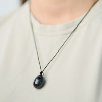 Drop shungite pendant for EMF protection  poip_id=