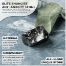 Elite shungite stone of 5-15 grams (0,01-0,033 lb)