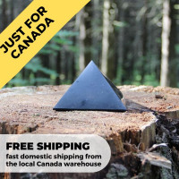 Only in Canada | 150 mm Polished shungite pyramid  poip_id=