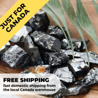 Only in Canada | Silver elite shungite stones 100 grams (5-15 grams each)  poip_id=
