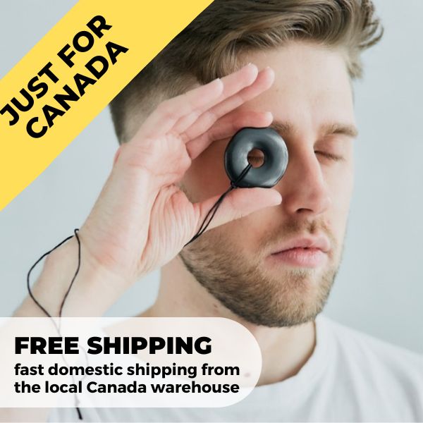Only in Canada | Shungite polished black pendant 