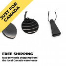 Only in Canada | Shungite Pendant Set for Chakra Balancing Jewelry (3 Pendants) 