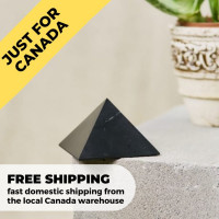 Only in Canada | Polished shungite pyramid from Karelia for Sale  poip_id=