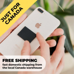 Only in Canada | Rectangular shungite phone plate 30*40 mm (1,6*1,2*0,2 inches)