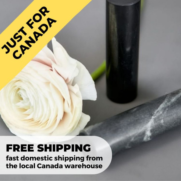 Only in Canada | Polished shungite healing rods (shungite and soapstone/talkohlorit)