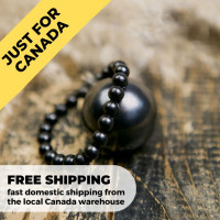 Only in Canada | Regular Shungite Bracelet and Sphere Set for Crystal Root Chakra Balancing  poip_id=