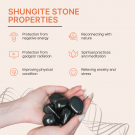 Shungite tumbled stones 250 grams set