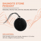 Only in Canada | Shungite pendant "Small Circle"