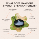 Only in Canada | Shungite tablet pendant 