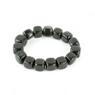 Shungite bracelet with tumbled beads (size M)