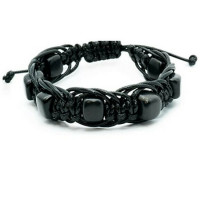 Shungite arachne bracelet with 10 mm cubic beads  poip_id=