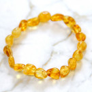 Authentic Bracelet with Amber Beads