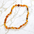 Baltic Amber Necklace with Tumbled Beads