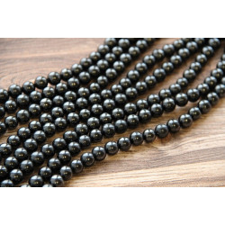 Shungite crystal beads 50 pieces 10 mm