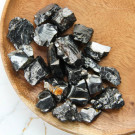 Only in Canada | Silver elite shungite stones 100 grams (5-15 grams each)