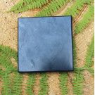 Polished square shungite tile 100*100 mm