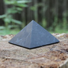 80 mm Non-polished shungite pyramid