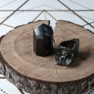 Elite Shungite Stone and Small Shungite Crystal Pencil Set