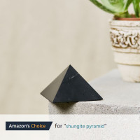 Polished shungite pyramid from Karelia for Sale  poip_id=